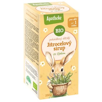 SYROP DLA DZIECI Z BABKI LANCETOWATEJ I DZIKIEJ RÓŻY OD 1 ROKU ŻYCIA BIO 250 g - APOTHEKE