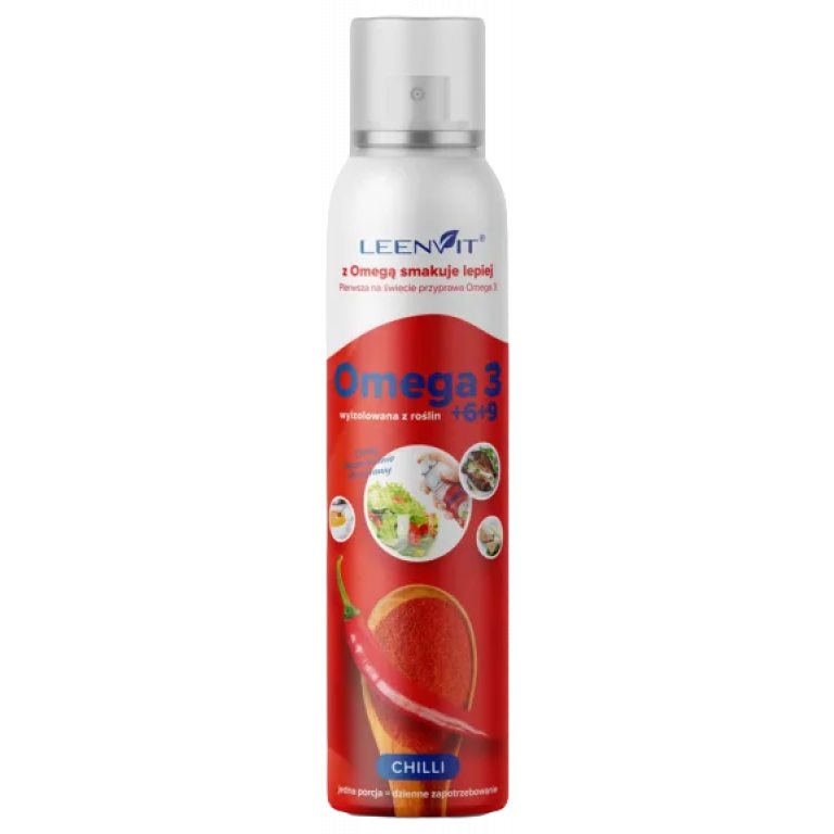 OMEGA 3-6-9 O SMAKU CHILI W SPRAYU 150 ml - LEENVIT