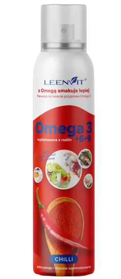 OMEGA 3-6-9 O SMAKU CHILI W SPRAYU 150 ml - LEENVIT