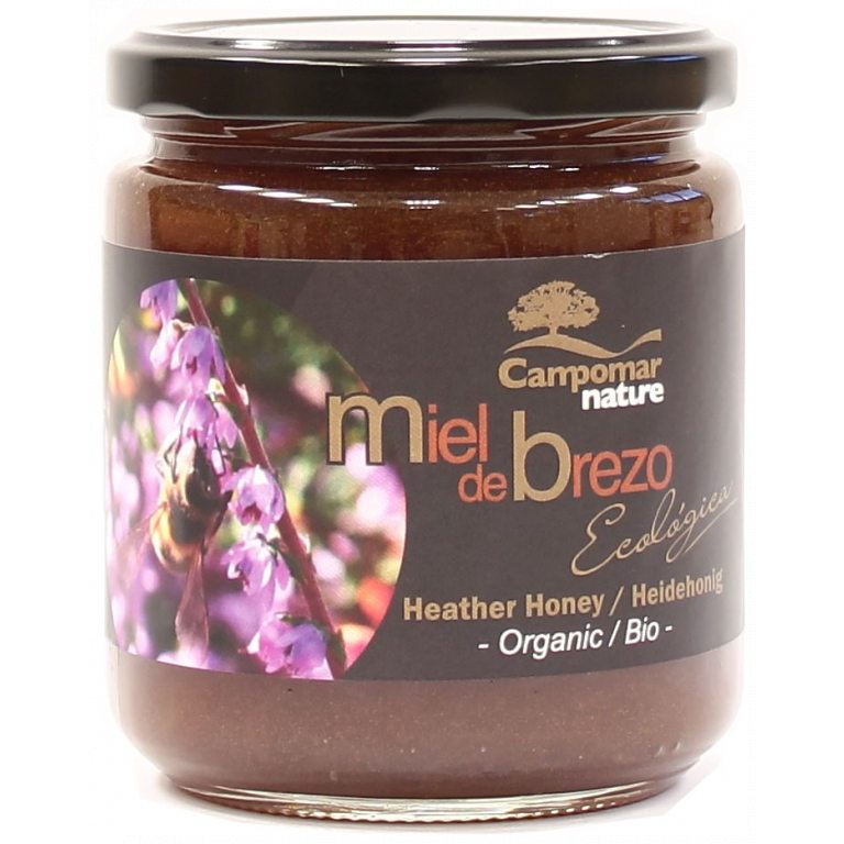 MIÓD NEKTAROWY WRZOSOWY BIO 480 g - CAMPOMAR NATURE