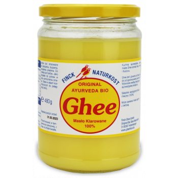 MASŁO KLAROWANE GHEE BIO 480 g - FINCK AYURVEDA