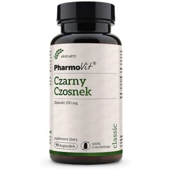 CZARNY CZOSNEK EKSTRAKT (250 mg) BEZGLUTENOWY 90 KAPSUŁEK - PHARMOVIT (CLASSIC)