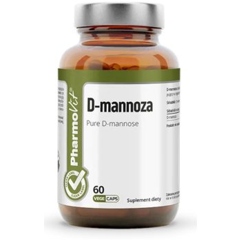 D-MANNOZA (750 mg) BEZGLUTENOWA 60 KAPSUŁEK - PHARMOVIT (CLEAN LABEL)