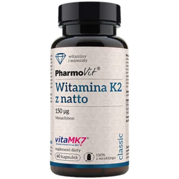 WITAMINA K2 (150 µg) BEZGLUTENOWA 60 KAPSUŁEK - PHARMOVIT (CLASSIC)