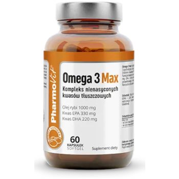 OMEGA-3 MAX BEZGLUTENOWE 60 KAPSUŁEK - PHARMOVIT (CLEAN LABEL)