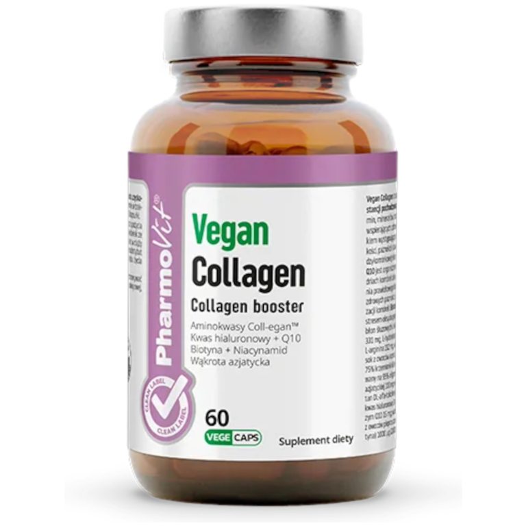 COLLAGEN BOOSTER VEGAN BEZGLUTENOWY 60 KAPSUŁEK - PHARMOVIT (CLEAN LABEL)