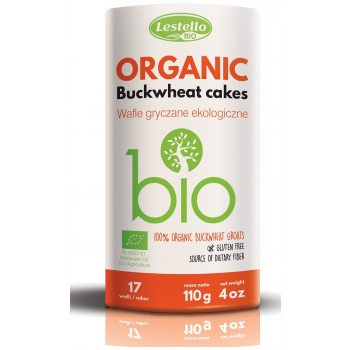 WAFLE GRYCZANE BEZGLUTENOWE BIO 110 g - LESTELLO