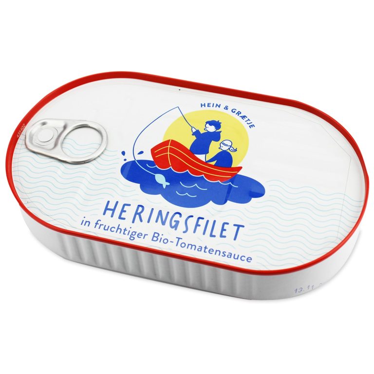 ŚLEDŹ MSC FILETY W BIO SOSIE POMIDOROWYM 200 g (120 g) - HEIN i GRAETJE