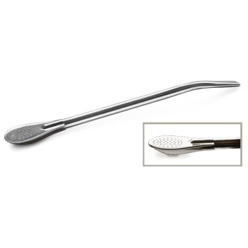 BOMBILLA ZE STALI NIERDZEWNEJ ŁYŻECZKOWA LIZA 19 cm - ORGANIC MATE GREEN