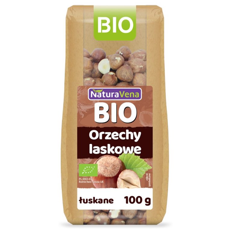 ORZECHY LASKOWE BIO 100 g - NATURAVENA