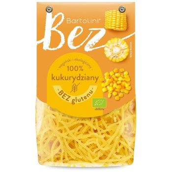 MAKARON (KUKURYDZIANY) KRAJANKA BEZGLUTENOWY BIO 250 g - BARTOLINI
