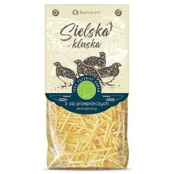 MAKARON (Z JAJ PRZEPIÓRCZYCH) KRAJANKA BIO 250 g - BARTOLINI (SIELSKA KLUSKA)