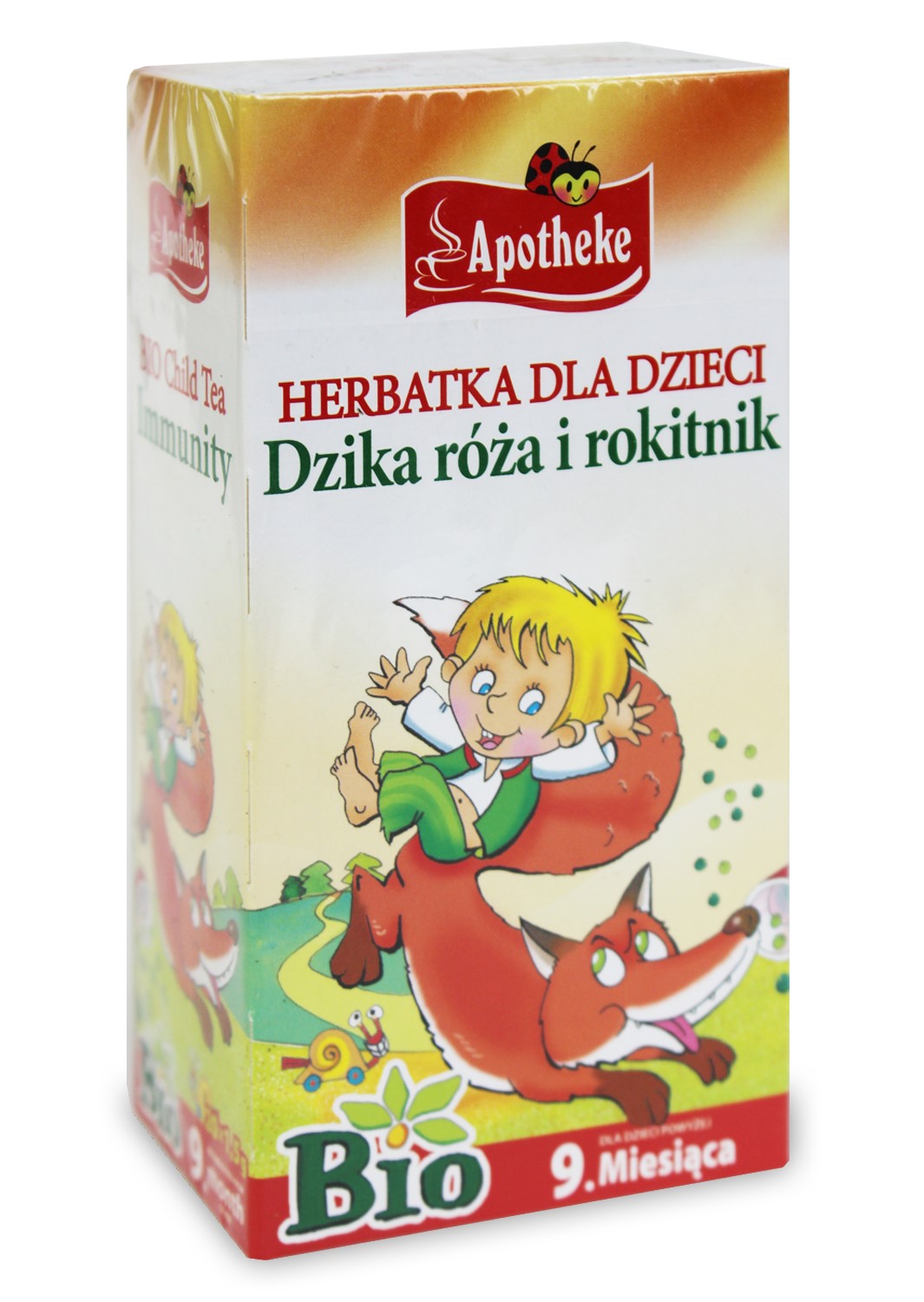 HERBATKA DLA DZIECI - DZIKA RÓŻA I ROKITNIK PO 9 MIESIĄCU BIO (20 x 1