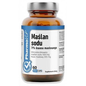 MAŚLAN SODU BEZGLUTENOWY 60 KAPSUŁEK - PHARMOVIT (CLEAN LABEL)