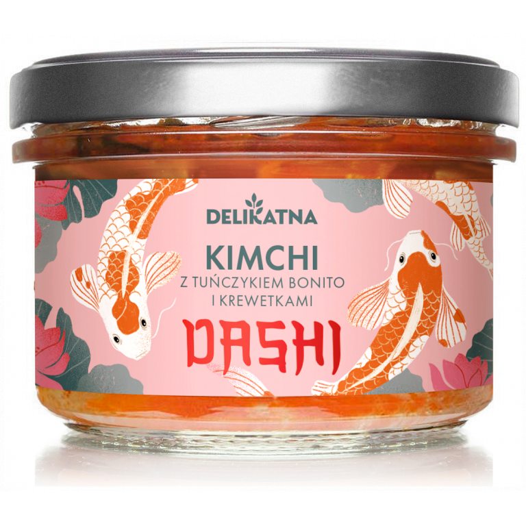 KIMCHI DASHI Z TUŃCZYKIEM BONITO I KREWETKAMI 200 g - DELIKATNA (ZAKWASOWNIA)