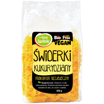 MAKARON (KUKURYDZIANY) ŚWIDERKI BEZGLUTENOWY BIO 300 g - APOTHEKE
