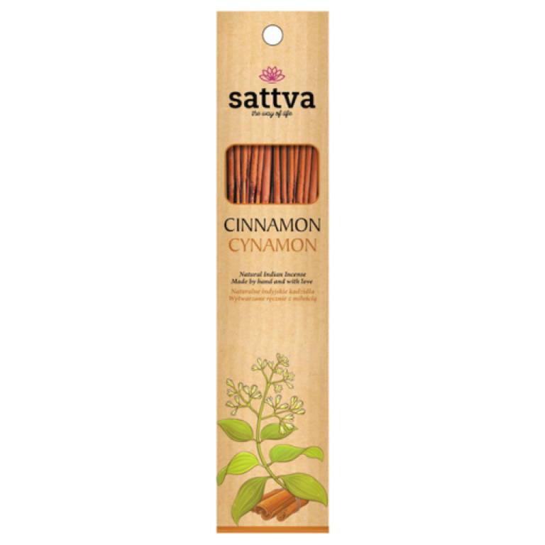 KADZIDEŁKA INDYJSKIE CYNAMON (15 szt.) 30 g - SATTVA (WELLNESS)