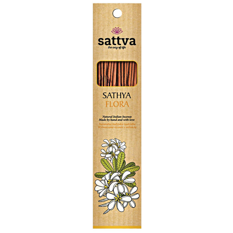 KADZIDEŁKA INDYJSKIE SATHYA FLORA (15 szt.) 30 g - SATTVA (WELLNESS)