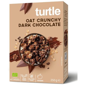 MUSLI OWSIANE Z GORZKĄ CZEKOLADĄ BEZGLUTENOWE BIO 250 g - TURTLE