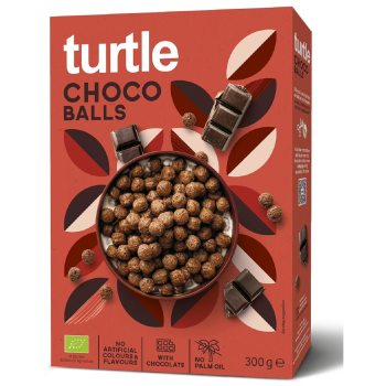 KULKI ZBOŻOWE CZEKOLADOWE BIO 300 g -  TURTLE