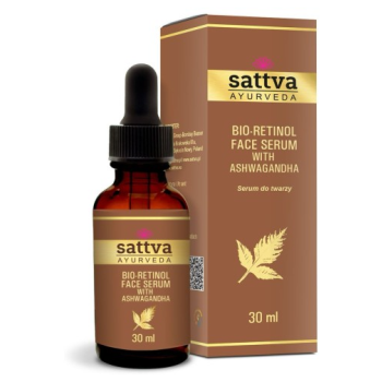 SERUM DO TWARZY Z ASHWAGANDHĄ I BIO-RETINOLEM 30 ml - SATTVA (AYURVEDA)