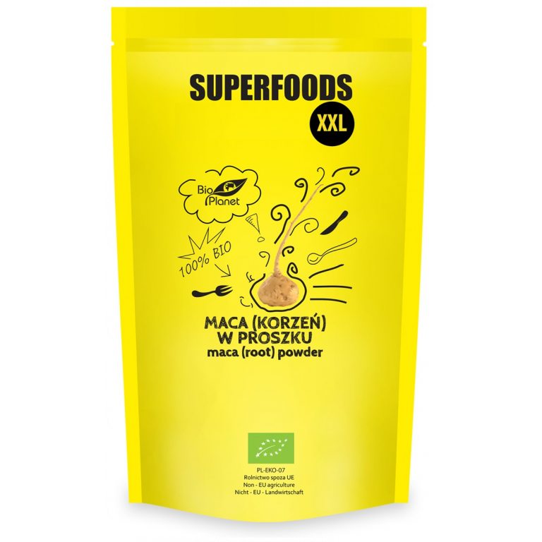 MACA SPROSZKOWANA BIO 750 g - BIO PLANET