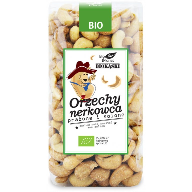 ORZECHY NERKOWCA PRAŻONE I SOLONE BIO 350 g - BIO PLANET