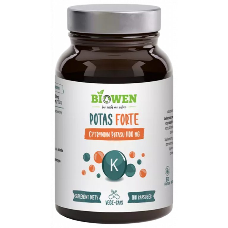 POTAS FORTE (1100 mg) BEZGLUTENOWY 100 KAPSUŁEK - HEMPKING (BIOWEN)