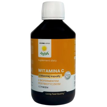 WITAMINA C Z BIOFERMENTEM POSTBIOTYCZNYM I CYNKIEM W PŁYNIE BEZGLUTENOWA 300 ml - JOY DAY