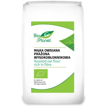 MĄKA OWSIANA PRAŻONA WYSOKOBŁONNIKOWA BIO 300 g - BIO PLANET