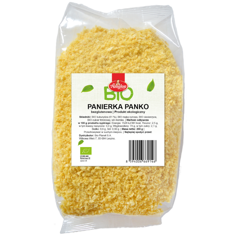 PANIERKA PANKO BEZGLUTENOWA BIO 200 g - AMYLON
