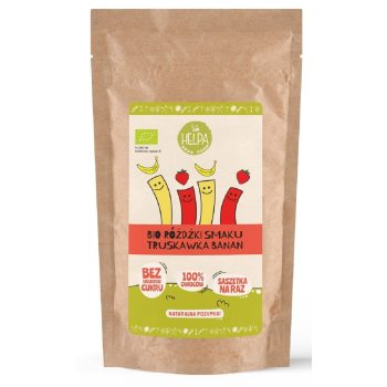RÓŻDŻKI SMAKU MIX TRUSKAWKA - BANAN (LIOFILIZOWANE OWOCE) BIO (10 x 2 g) 20 g - HELPA