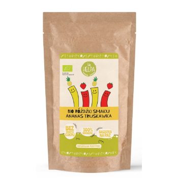 RÓŻDŻKI SMAKU MIX ANANAS - TRUSKAWKA (LIOFILIZOWANE OWOCE) BIO (10 x 2 g) 20 g - HELPA