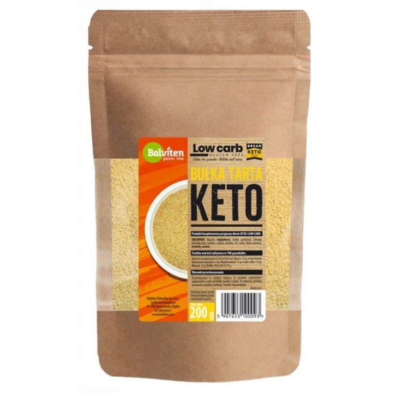 BUŁKA TARTA KETO BEZGLUTENOWA 200 g - BALVITEN