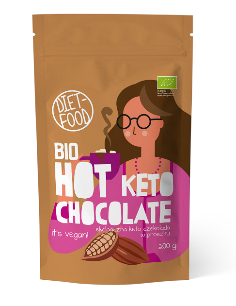 CZEKOLADA DO PICIA KETO BIO 200 g - DIET-FOOD