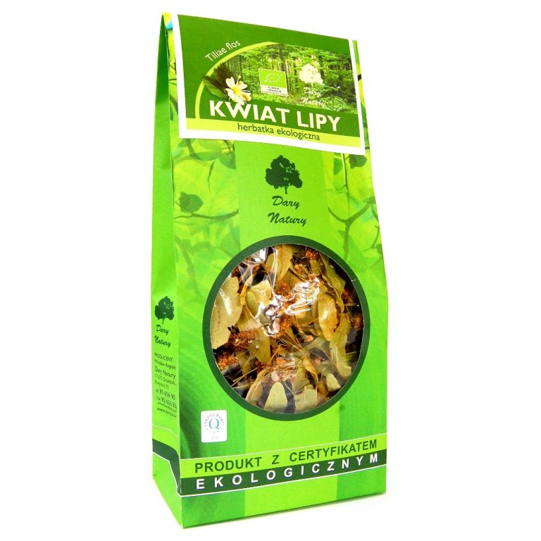 HERBATKA Z KWIATU LIPY BIO 30 g - DARY NATURY