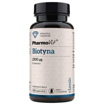 BIOTYNA (2500 µg) BEZGLUTENOWA 60 KAPSUŁEK - PHARMOVIT (CLASSIC)