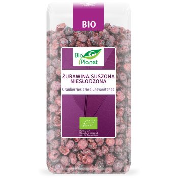 ŻURAWINA SUSZONA NIESŁODZONA BIO 50 g - BIO PLANET