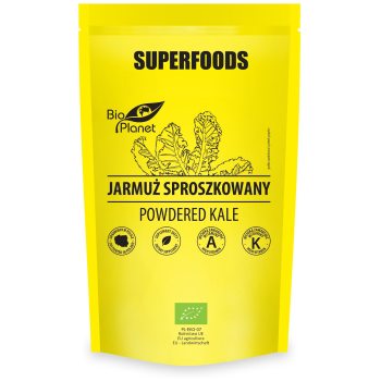 JARMUŻ SPROSZKOWANY BIO 125 g - BIO PLANET SUPERFOODS