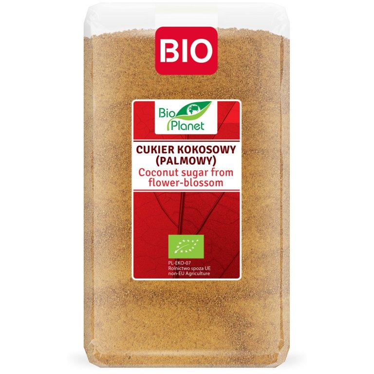 CUKIER KOKOSOWY BIO 1 kg - BIO PLANET