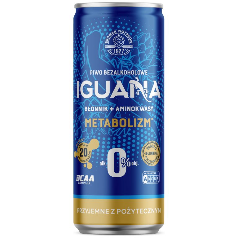 PIWO BEZALKOHOLOWE IGUANA METABOLIZM 330 ml - BROWAR PIOTRKÓW