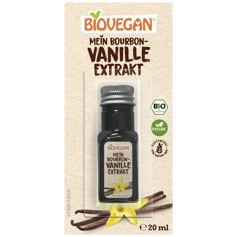 EKSTRAKT Z WANILII BOURBON BEZGLUTENOWY BIO 20 ml - BIOVEGAN