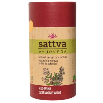 HENNA CZERWONE WINO ECO 150 g - SATTVA (AYURVEDA)