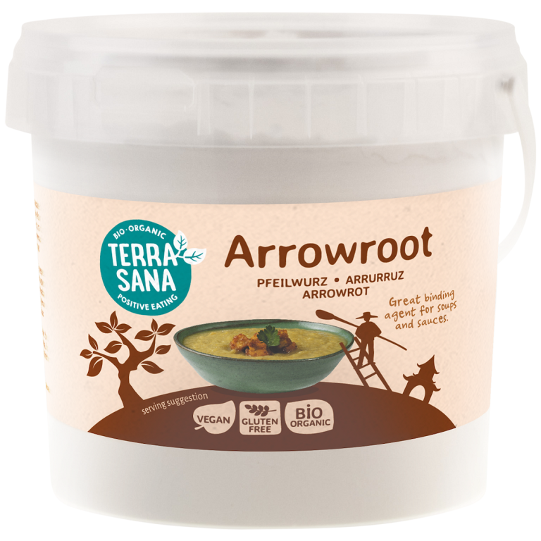 MARANTA (SKROBIA Z KORZENIA) BEZGLUTENOWA BIO 800 g - HORECA (TERRASANA)