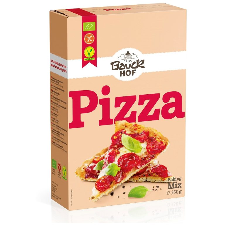 MIESZANKA NA CIASTO NA PIZZĘ BEZGLUTENOWA BIO 350 g - BAUCK HOF