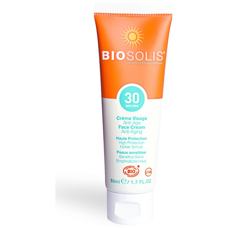 KREM PRZECIWSŁONECZNY DO TWARZY PRZECIWZMARSZCZKOWY SPF 30 ECO 50 ml - BIOSOLIS (PRODUKT SEZONOWY)