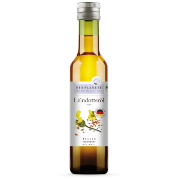 OLEJ Z LNIANKI (RYDZOWY) TŁOCZONY NA ZIMNO BIO 250 ml - BIO PLANETE