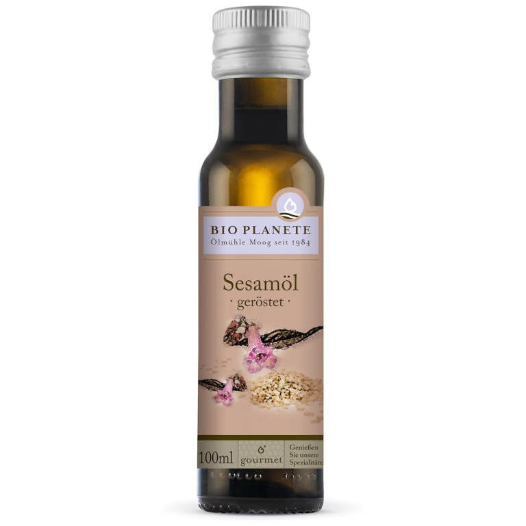 OLEJ SEZAMOWY (Z PRAŻONYCH NASION) BIO 100 ml - BIO PLANETE