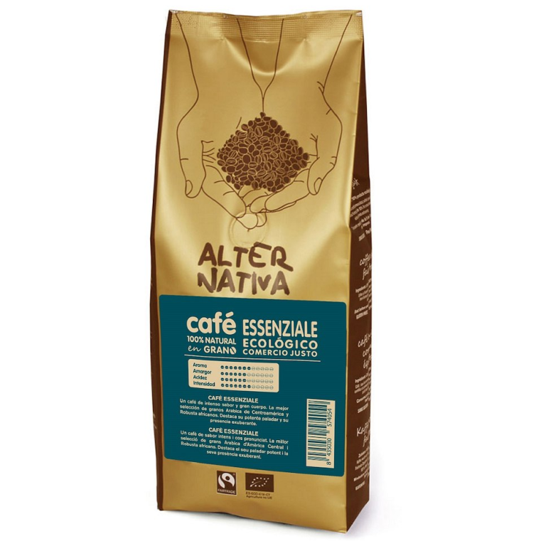 KAWA ZIARNISTA ARABICA/ROBUSTA ESSENZIALE FAIR TRADE BEZGLUTENOWA BIO 500 g - ALTERNATIVA3