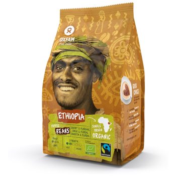 KAWA ZIARNISTA ARABICA 100 % ETIOPIA FAIR TRADE BIO 250 g - OXFAM